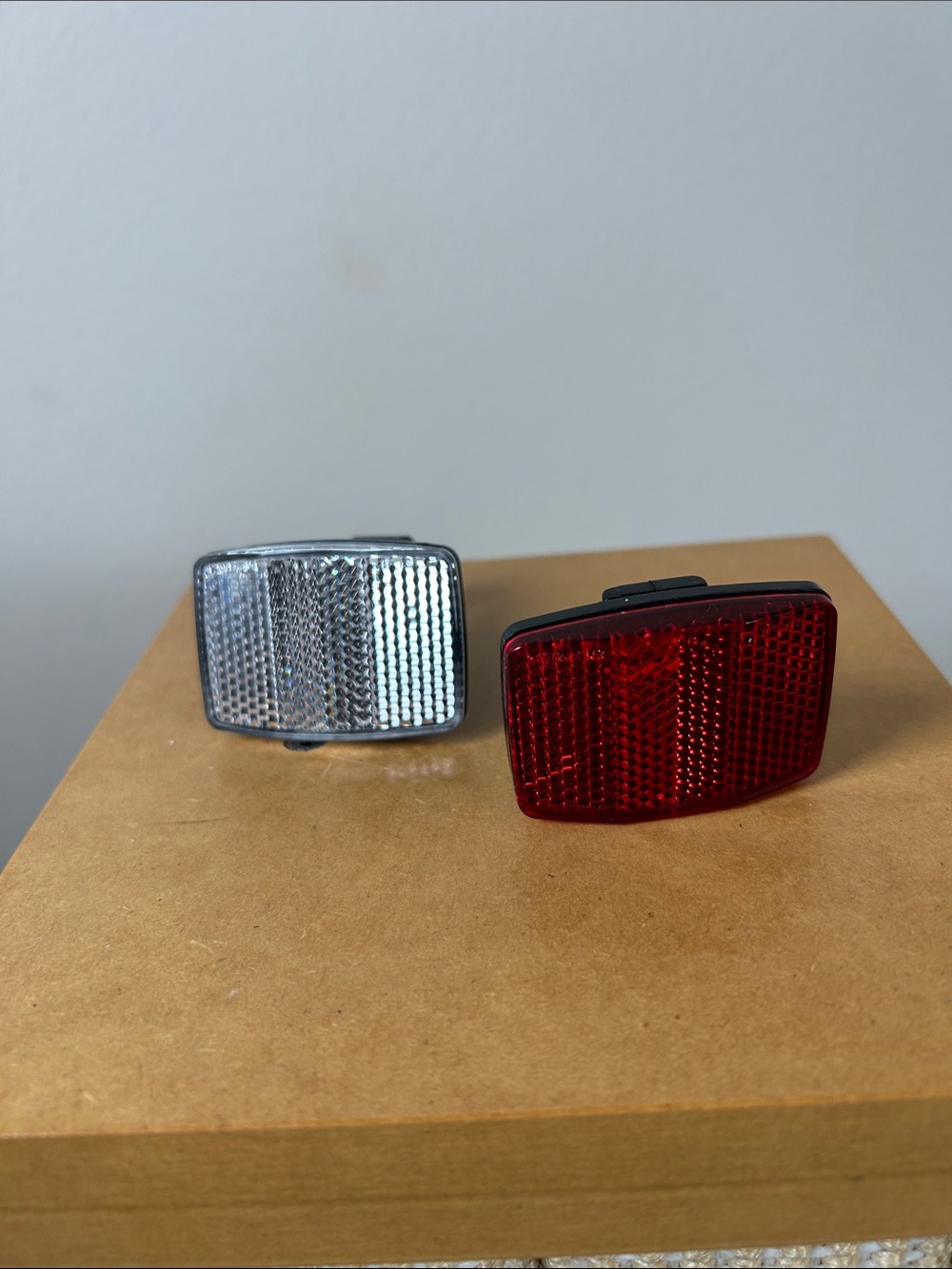 Bike Reflector Set – Red and White Safety Reflectors